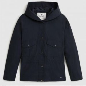 Woolrich Womens Ultralight Tickseed Jacket Melton Blue Size S